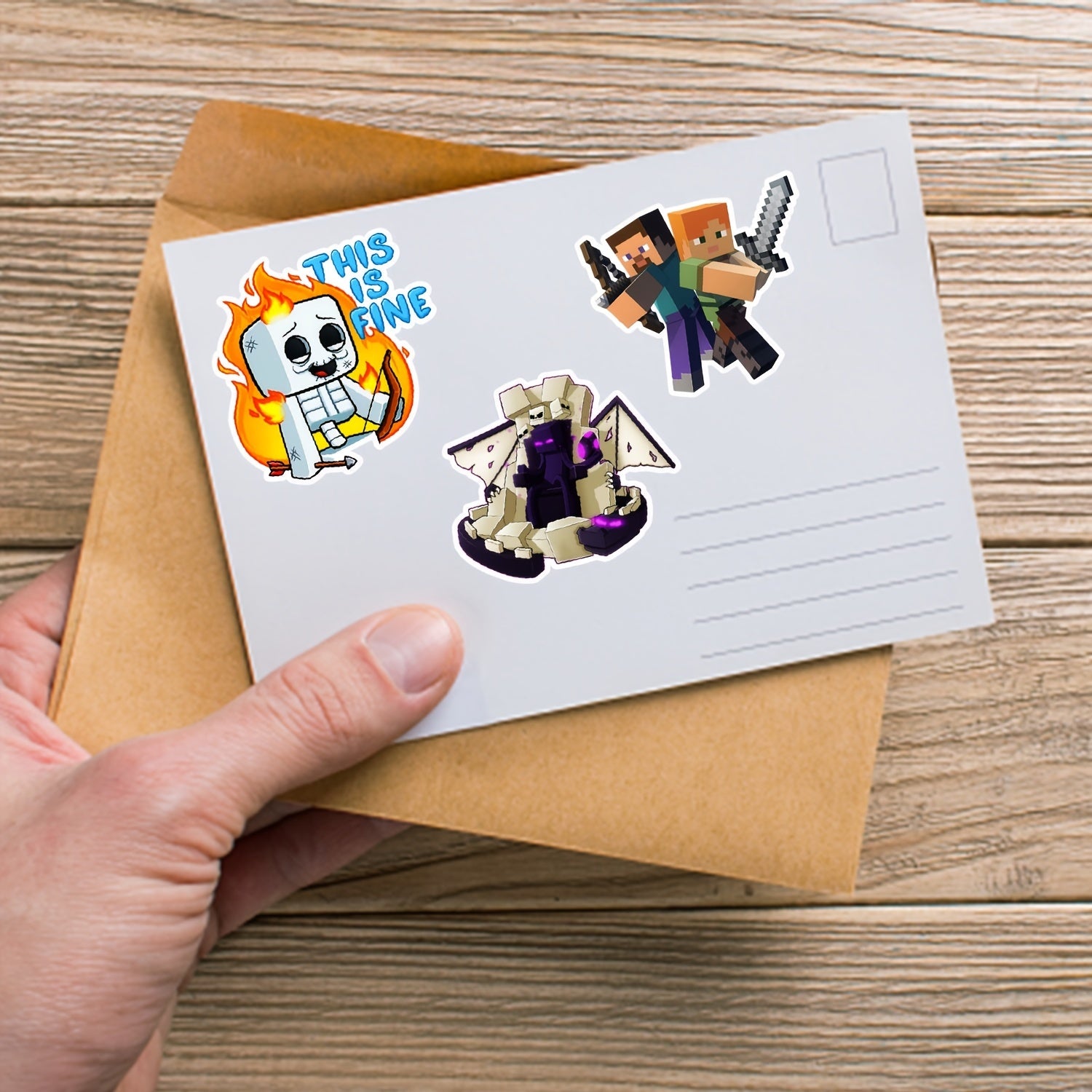 50pcs Video Game Doodle Waterproof Stickers - DIY Funny Creative Toys