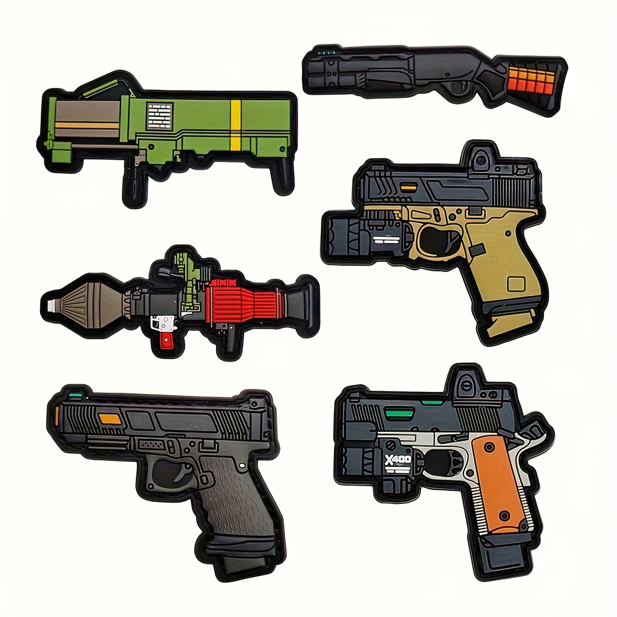 Weapon Series Morale Patches for Caps Vests Backpacks