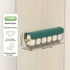 Hanging Grid Underwear Plastic Storage Box Drawer Basket