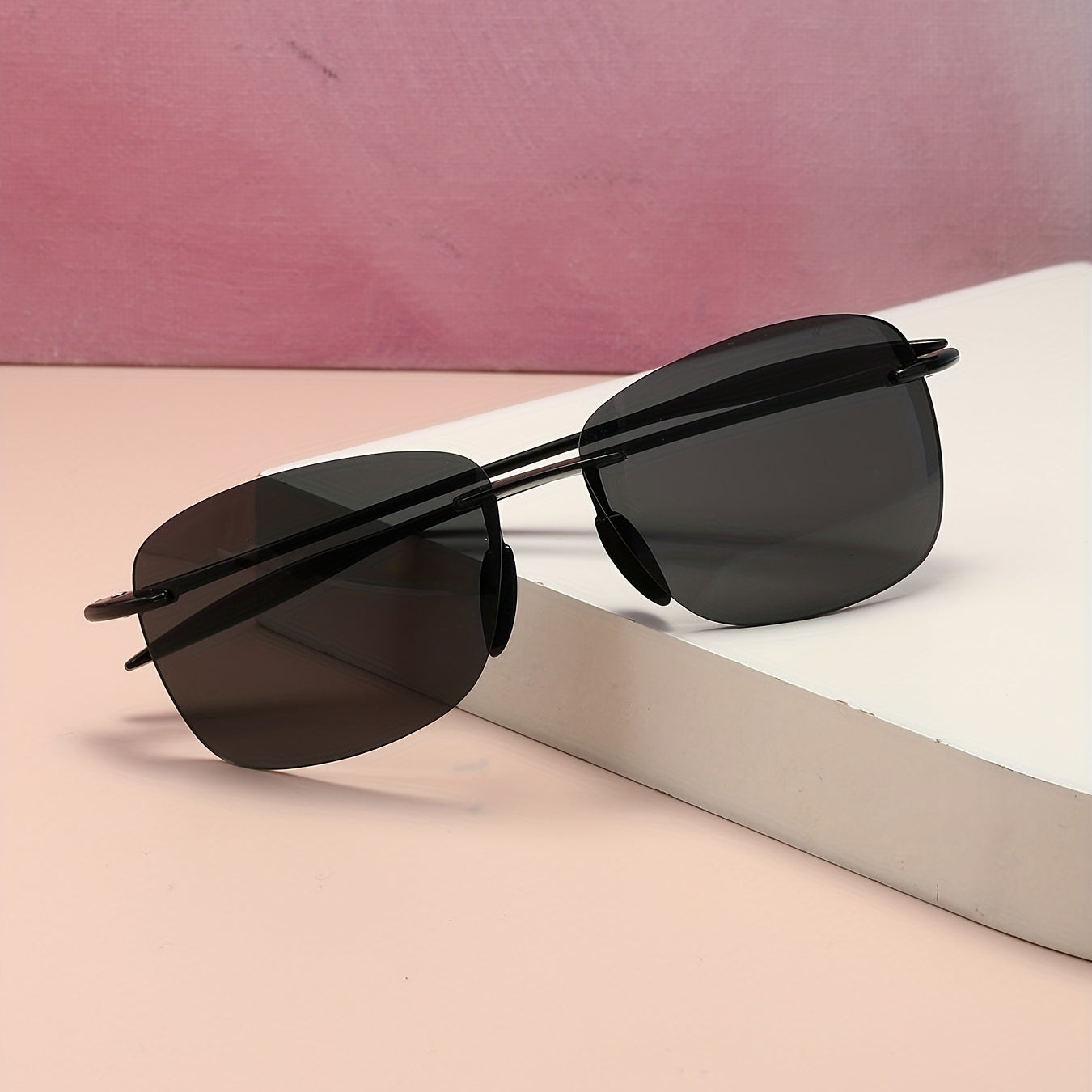 Men's Square Frame Sunglasses UV Protection