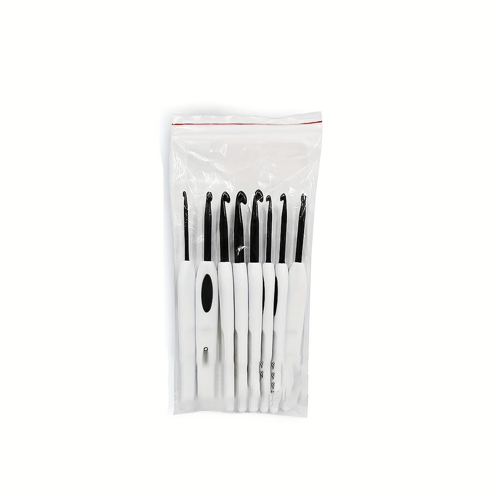 8pcs Knitting Tool Set Aluminum Crochet Suit