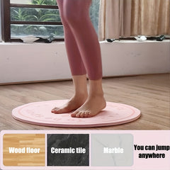 Random Soft TPE Skipping Mat Shockproof Fitness Sports Mat 6mm