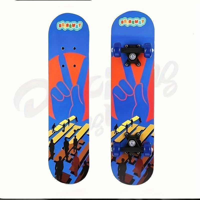 Cartoon Double Curved Maple Skateboard Stickers