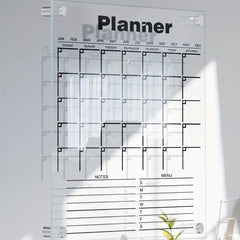 Acrylic Transparent Planner Message Board with Nails