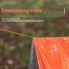 2 Person Emergency Shelter Survival Bivy Tube Tent Kit