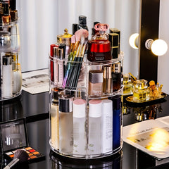 Desktop Cosmetic Storage Box Rotating Storage Box Room Decor