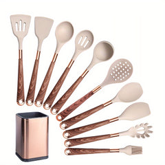 Silicone Utensil Set Non Stick Kitchen Tools Washable Cooking Utensils Kit