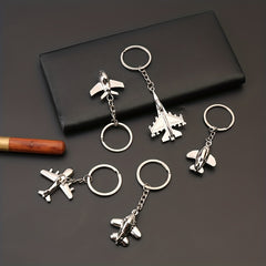 Creative Airplane Keychain for Men Backpack Car Pendant