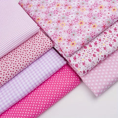 56pcs Patchwork Fabric 9.8x9.8 Squares for Quilting & Crafting