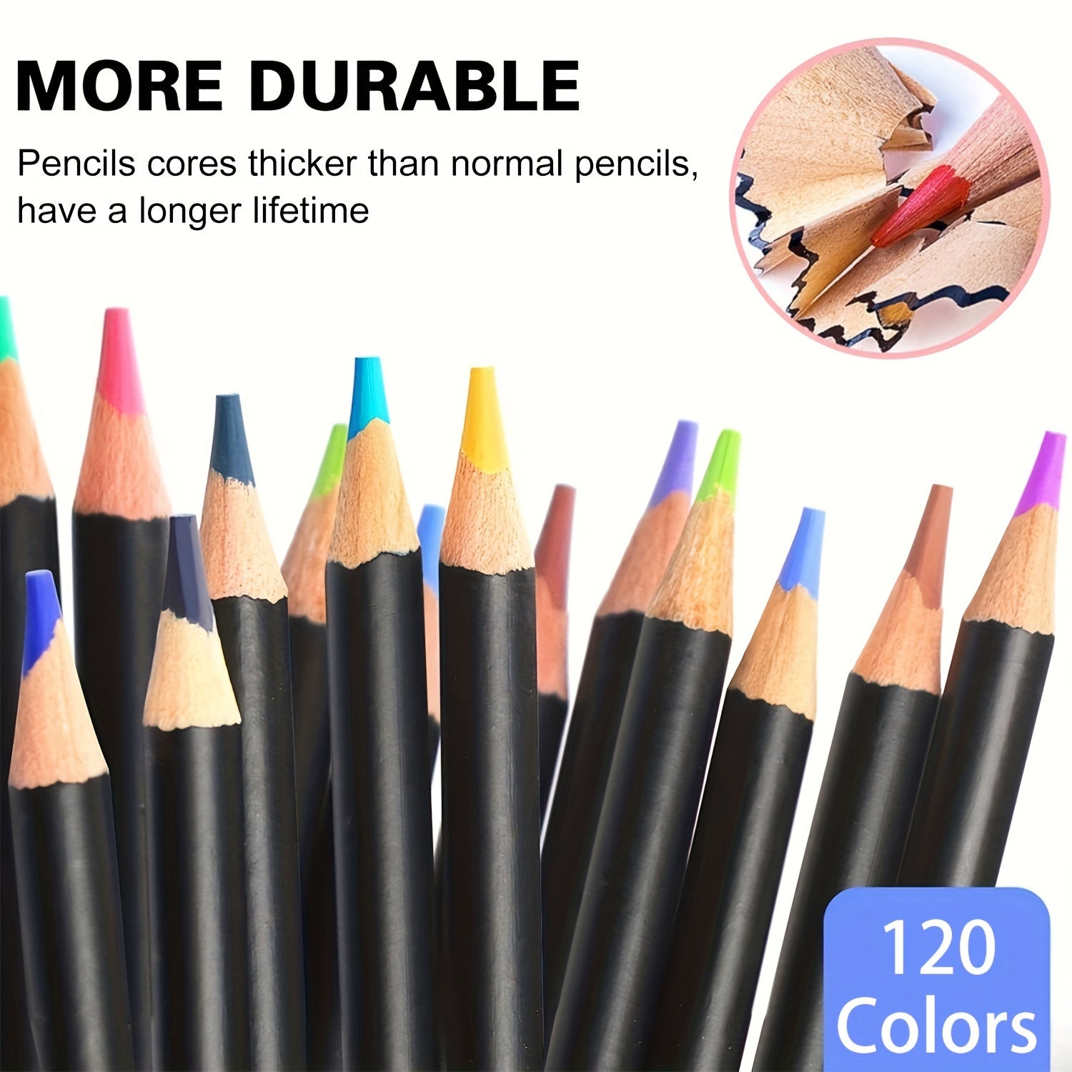 120 Colored Pencils Set in Carrying Case