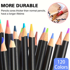 120 Colored Pencils Set in Carrying Case