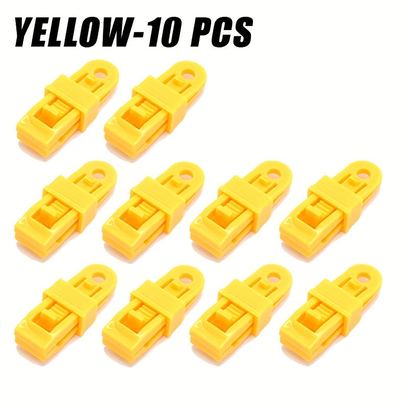 10 20pcs Tent Canopy Windproof Clips for Camping Hiking