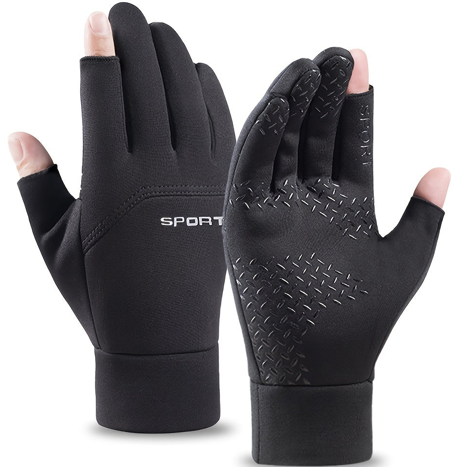 Anti Slip Fishing Gloves with Touch Screen - Warm and Comfortable Hands