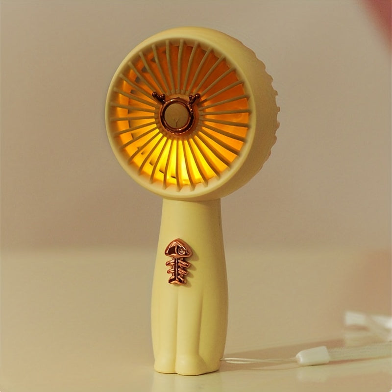 Mini Handheld USB Rechargeable Fan for Cooling