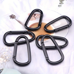 5pcs D Aluminum Mountaineering Buckle Backpack Carabiner Outdoor Camping