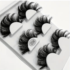 Thick 3D Crisscross False Eyelashes Long Mink Lashes For Women