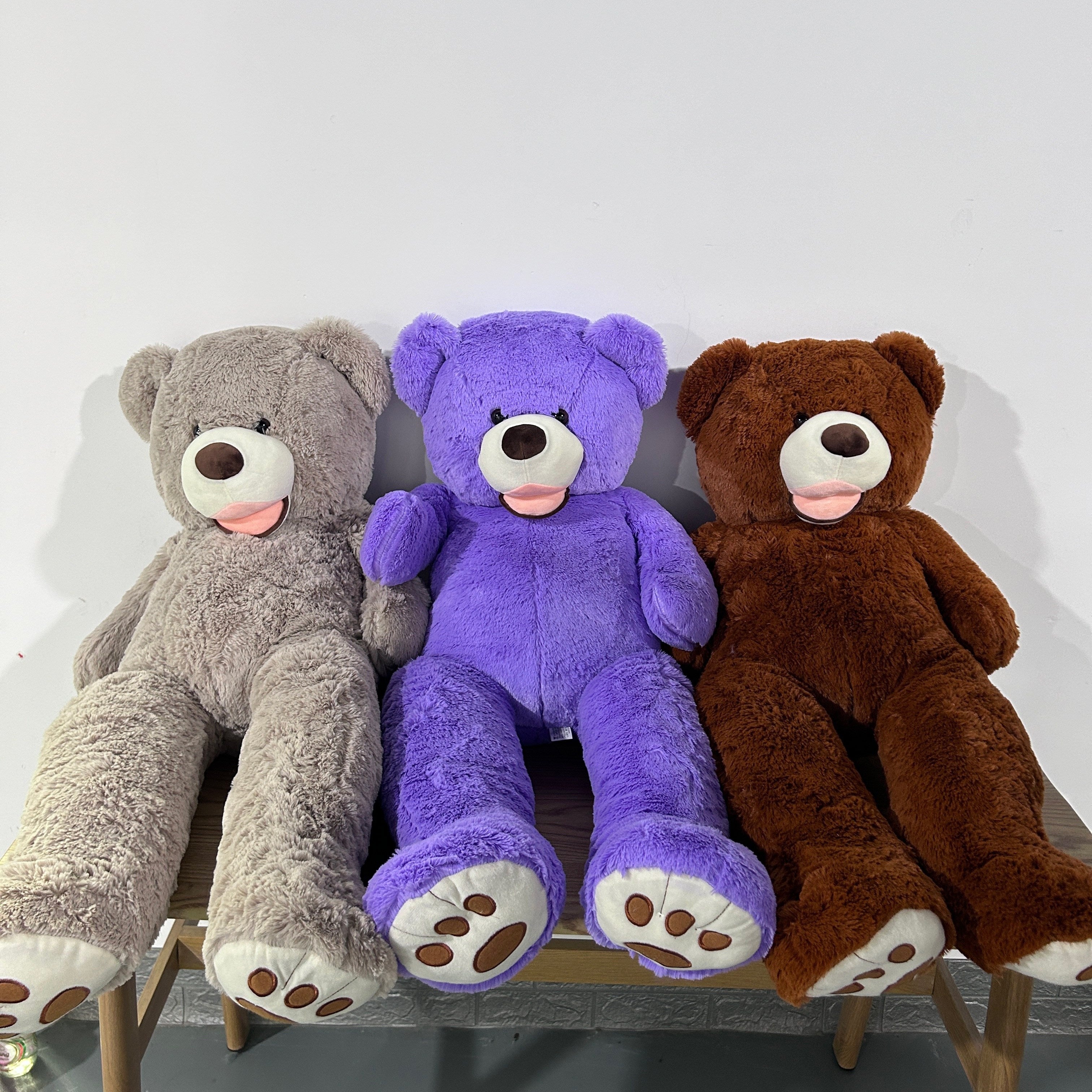 Large Plush Teddy Bear 37.4in Soft Polyester Cartoon Kids Home Decor Party Favor
