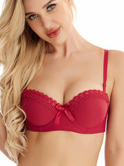 Women's Strapless Padded Underwire Bra