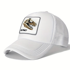 Dinosaur Skull Embroidery Baseball Cap