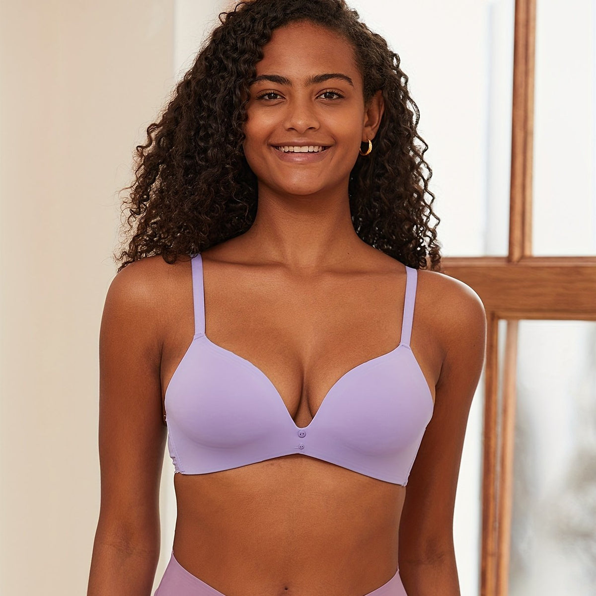 Lace Wireless Push Up Bra Comfortable & Breathable Women's Lingerie