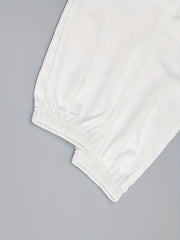3pcs Kids Bow Decor Elastic Waist Jogger Pants Set for Sports