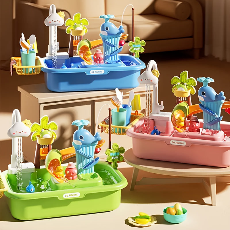 Theater Toy with Dishwasher and Pretend Play Tools