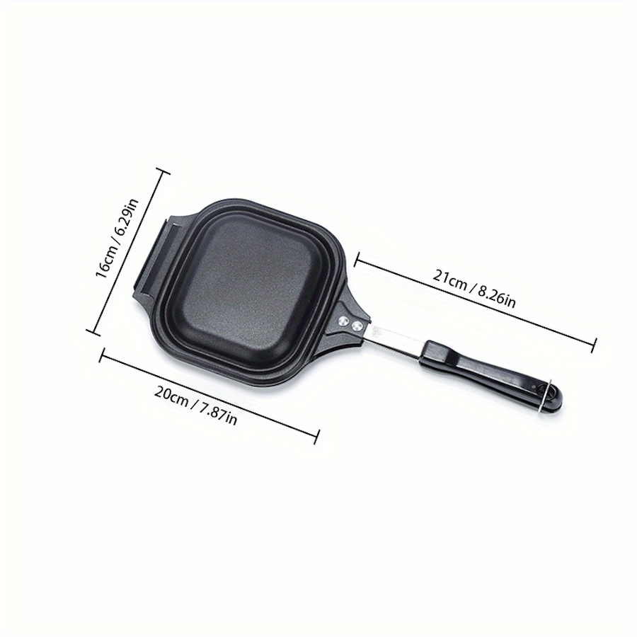 Square Double Sided Pancake Pan 15 Sandwich Maker Multifunction Baking Pan Iron