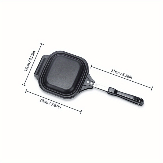 Square Double Sided Pancake Pan 15 Sandwich Maker Multifunction Baking Pan Iron