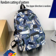 Large Capacity Preppy Backpack School Laptop BookBag Casual Travel