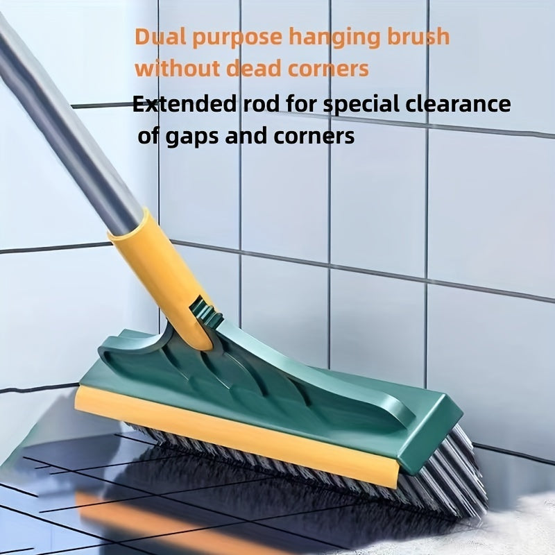 Versatile Long Handle Brush for Cleaning Bathrooms, Kitchens, Decks, Tubs, Walls