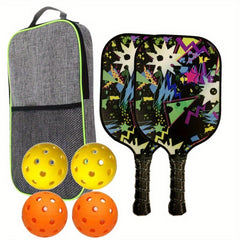 Fiberglass Pickleball Racket w/ Cushioning & Polypropylene Core - 11.99 cm Grip