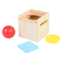 Wooden Ball Sorting Toy Matching Puzzle 3 Holes - Festive Gift