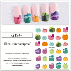 Cat Dog Nail Sticker Nail Art Decoration