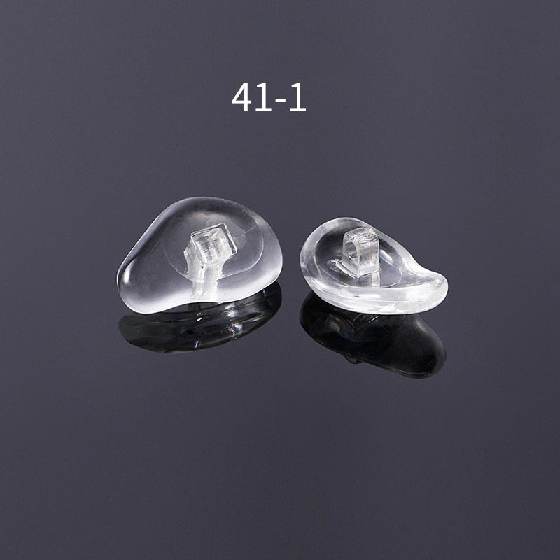 10 Pairs OOLVS Transparent Nose Pads for Glasses