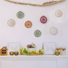 12pcs 10 16 Cm Round Embroidery Hoop Bulk Bamboo Circle Cross Stitch Hoop Ring