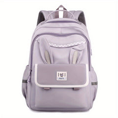 Kids Rabbit Ears Backpack Lightweight Casual Travel School Bag