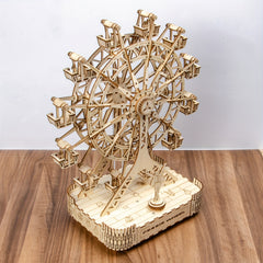 3D Wooden Ferris Wheel Puzzle Model