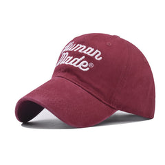 Distressed Letter Embroidery Baseball Cap for Men