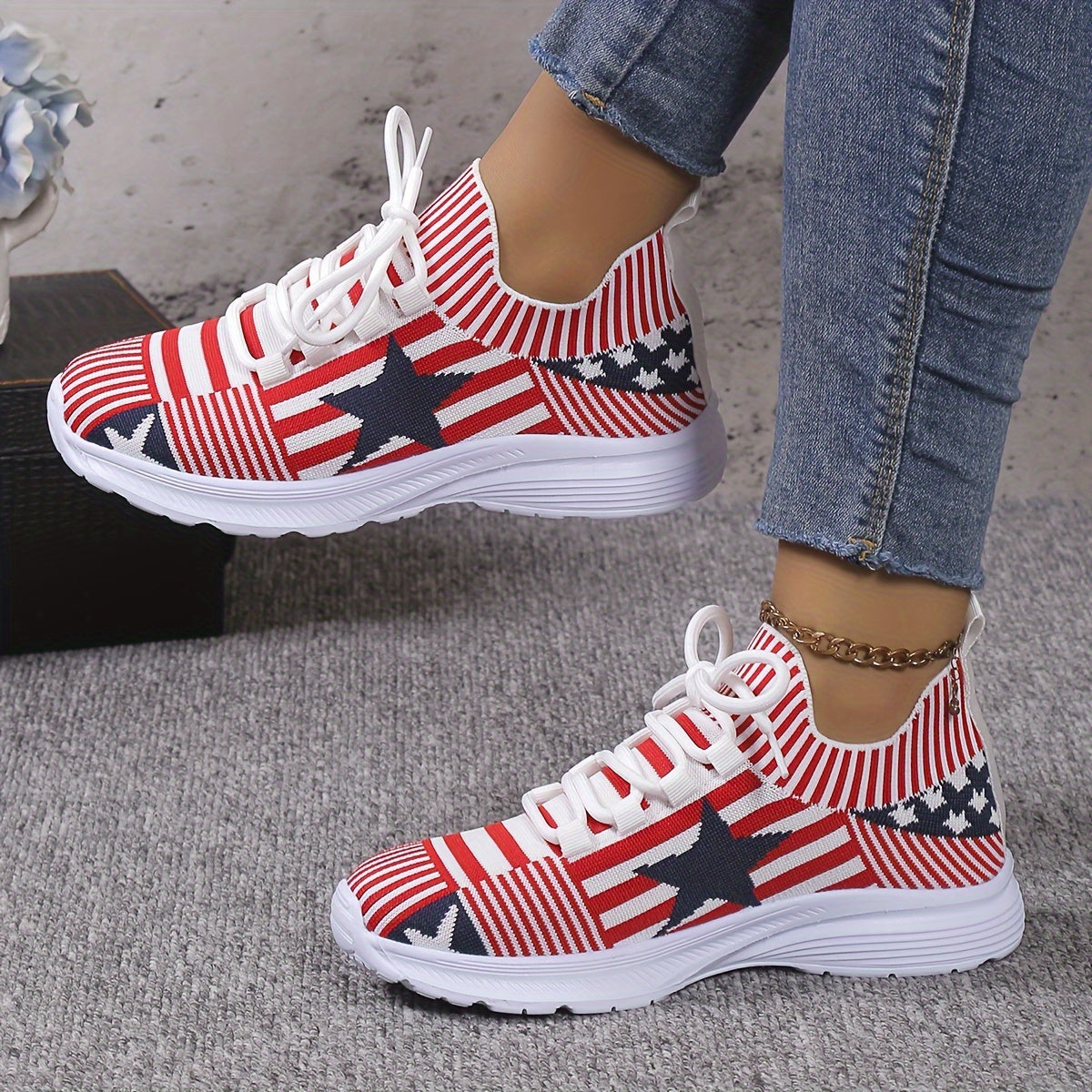 Women's Mesh Tennis Sports Shoes Lightweight Non slip Travel Shoes