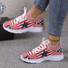 Women's Mesh Tennis Sports Shoes Lightweight Non slip Travel Shoes
