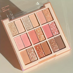 18-Color Pink & Nude Eyeshadow Palette