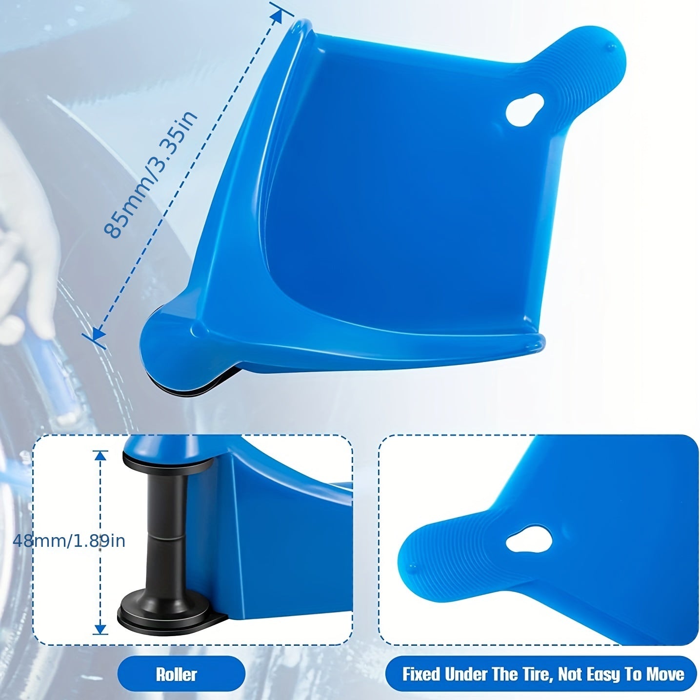 Car Hose Roller Tire Hose Guide for Car Washing Detailing