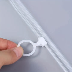 Thick Zipper Bags Stationery Storage Travel Cosmetic Transparent Storage