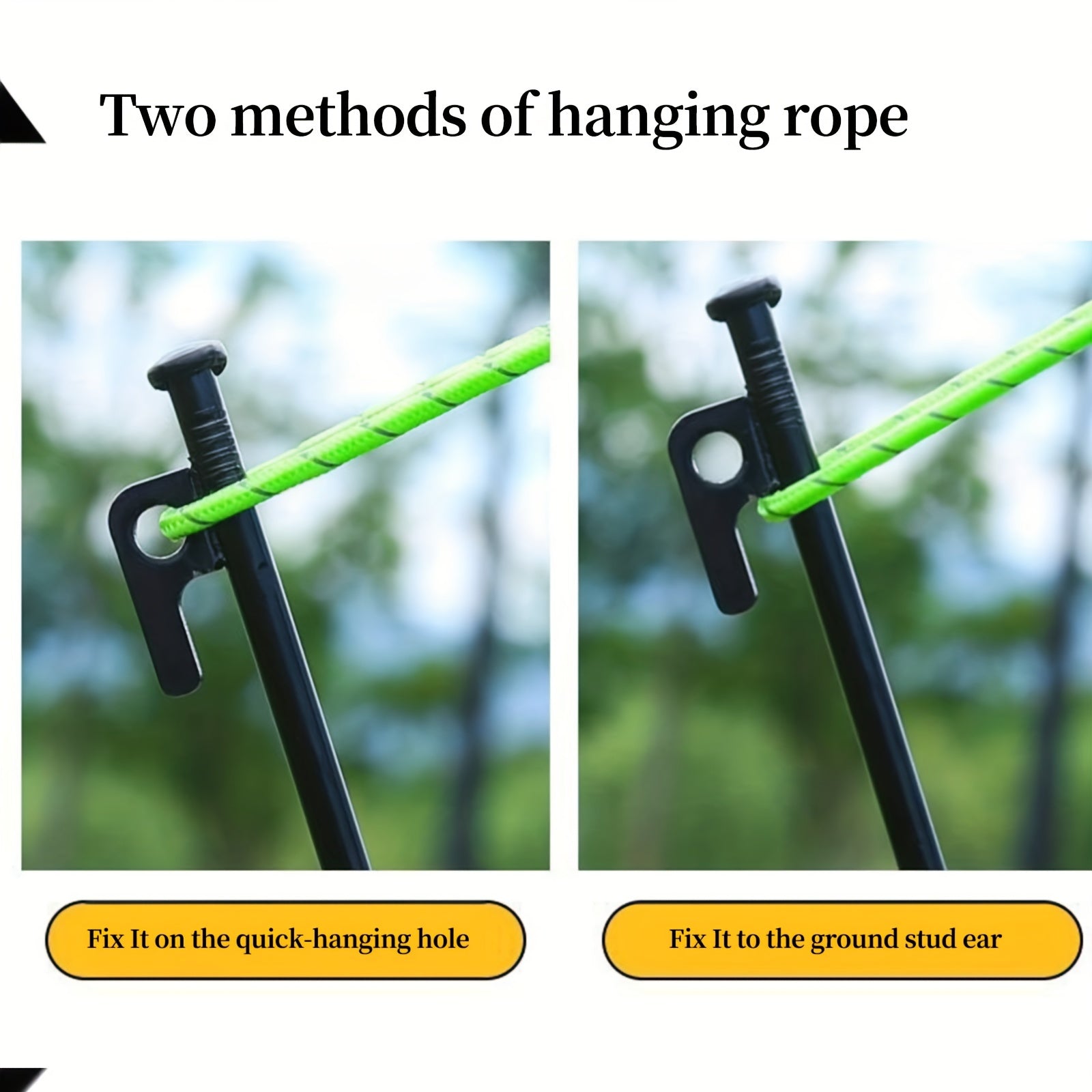 8pcs Heavy Duty Steel Tent Stakes For Canopies Tarps