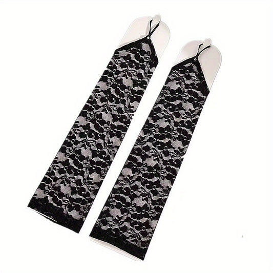 Long Wedding Gloves with Rhinestones Sexy Clothing Accessories