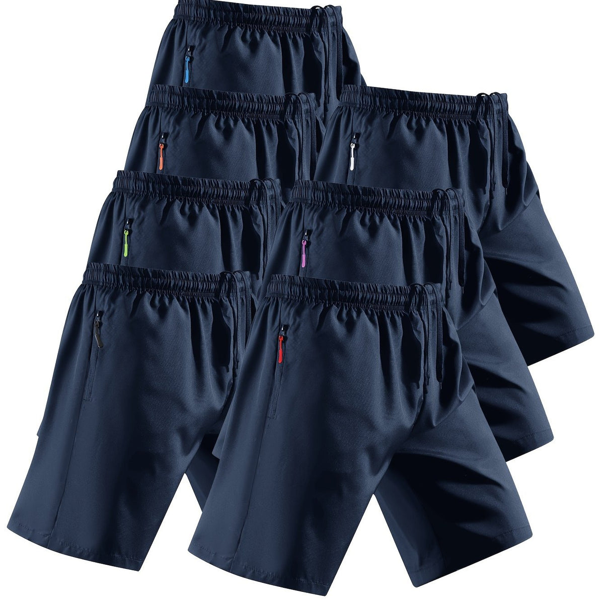 Men's Quick Drying Sports Shorts with Drawstring and Pockets