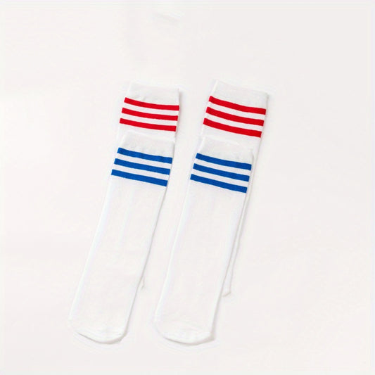 Kids Football Socks Cotton Over The Knee Boys Girls Socks
