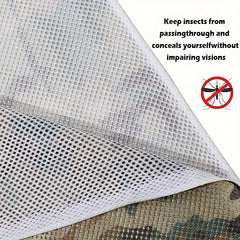 300D Camo Burlap Camouflage Netting for Camping Concealment Blinds