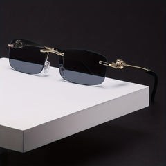 Square Lens Retro Sunglasses UV Protection Glasses