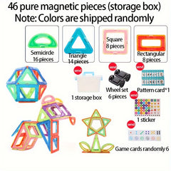 Magnetic Building Blocks Set Educational Toys Develop Creativity